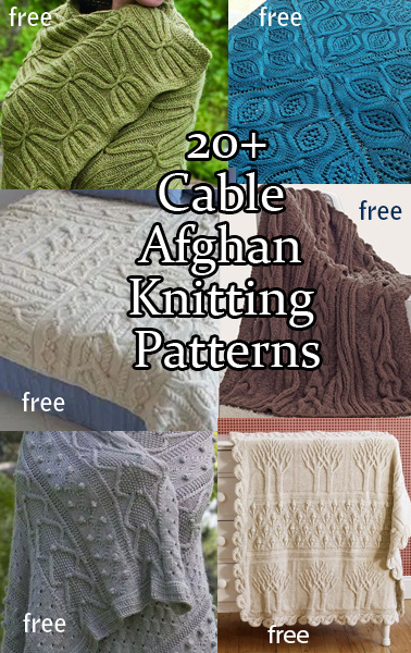 Cable Afghan Knitting Patterns
