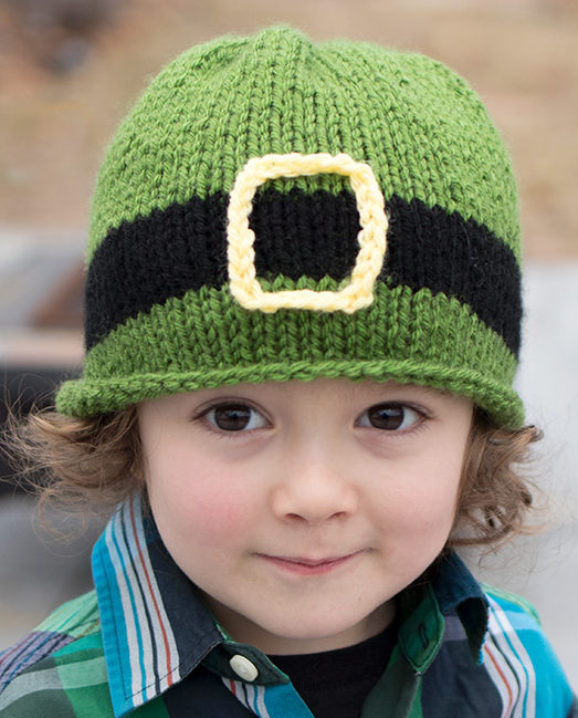 Free Knitting Pattern for Leprechaun Kids Hat