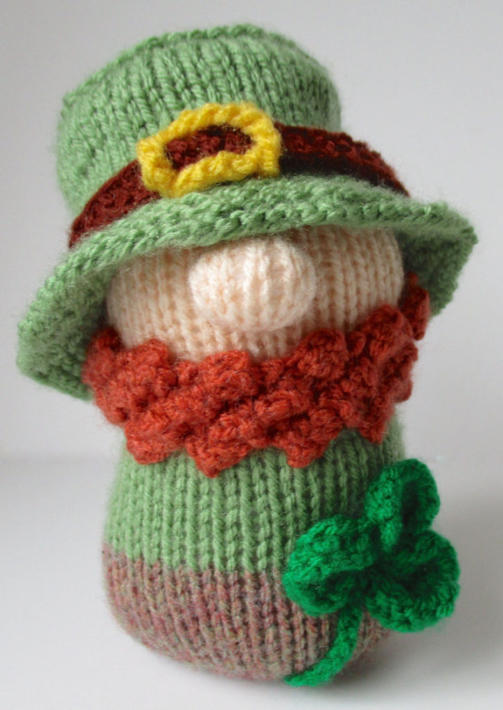 Knitting Pattern for Blarney the Leprechaun Toy