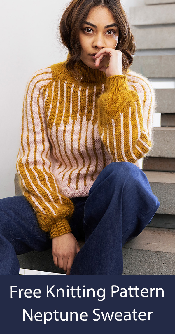 Free Sweater Knitting Pattern Neptune Sweater Ildsluger