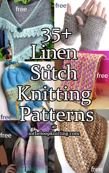 Linen Stitch Knitting Patterns