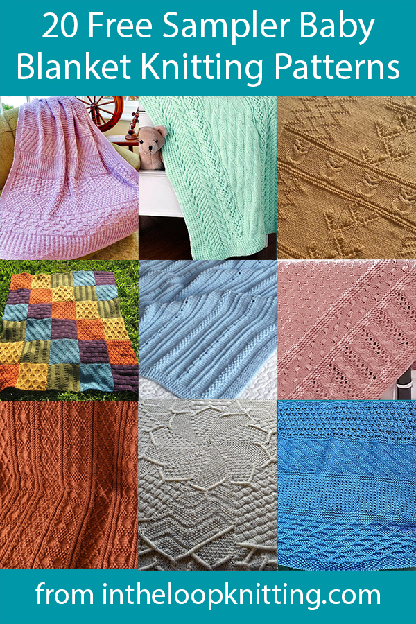 Sampler Baby Blanket Knitting Patterns In the Loop Knitting
