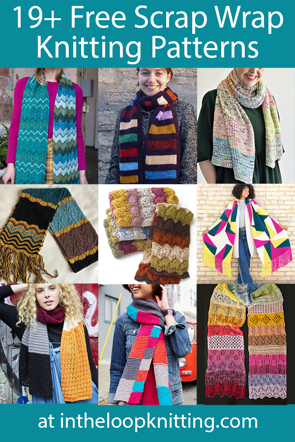 Stash Buster Scarf Knitting Patterns