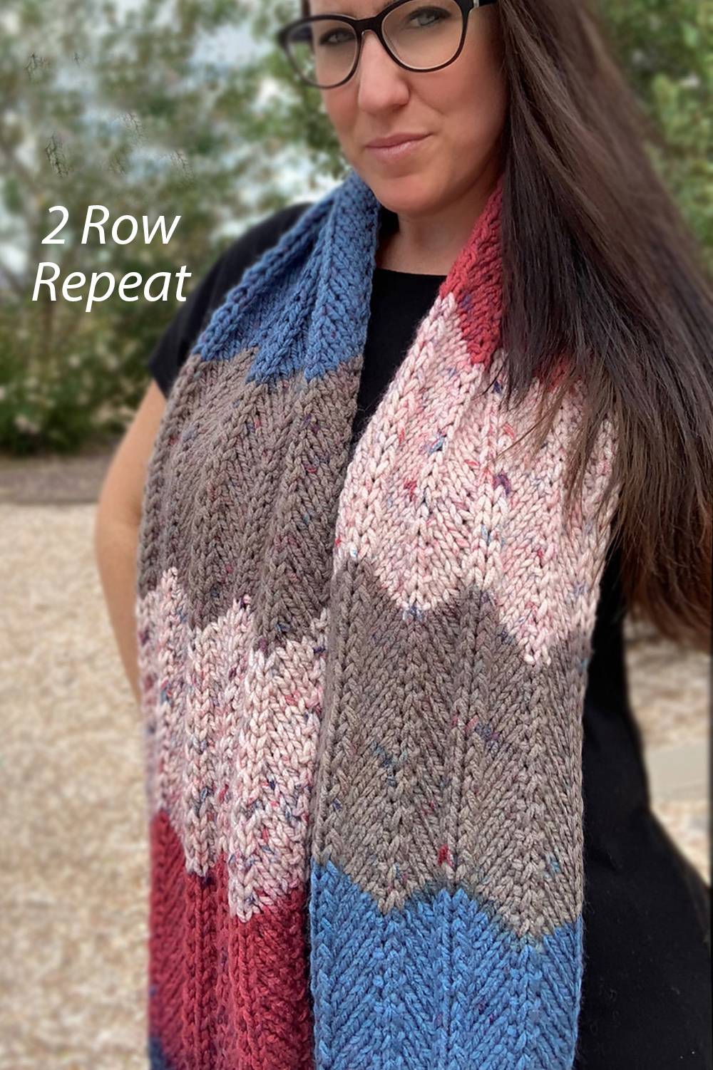 Knitting Pattern Agate Scarf