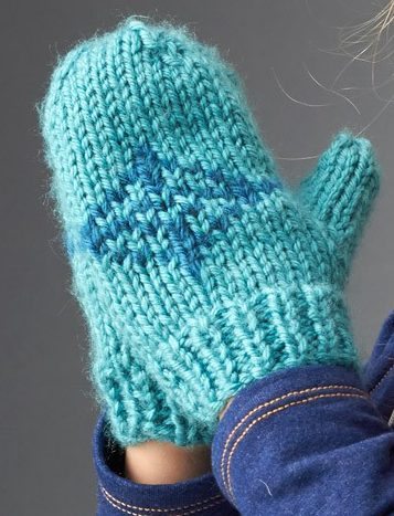 Free Knitting Pattern for Anna Mittens from Frozen
