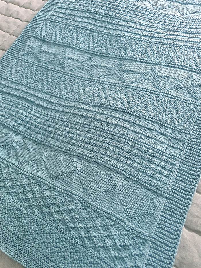 Sampler Baby Blanket Knitting Patterns In the Loop Knitting