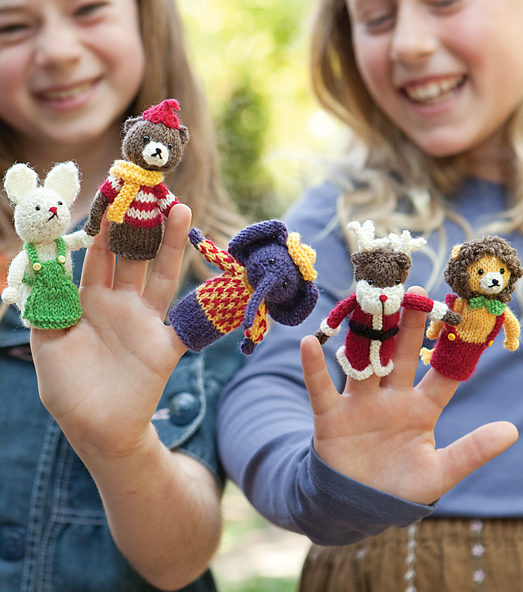Free Knitting Pattern for Menagerie Puppets with Free Trial