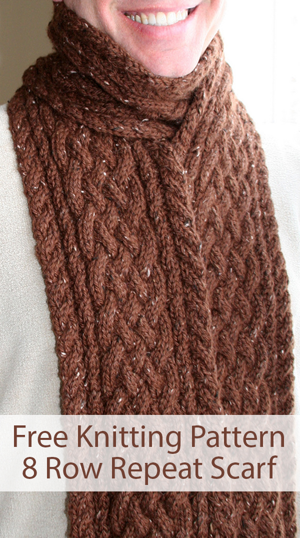 8 Row Repeat Scarf Knitting Patterns- In the Loop Knitting