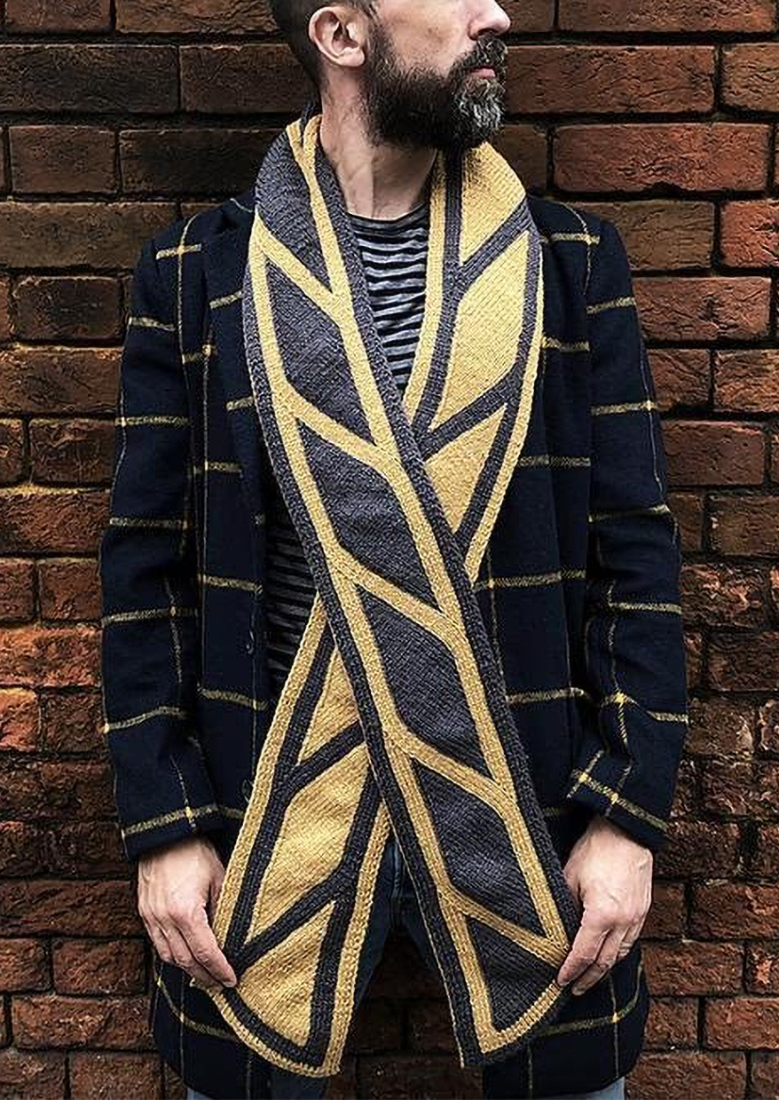 Slideways Scarf Knitting Pattern