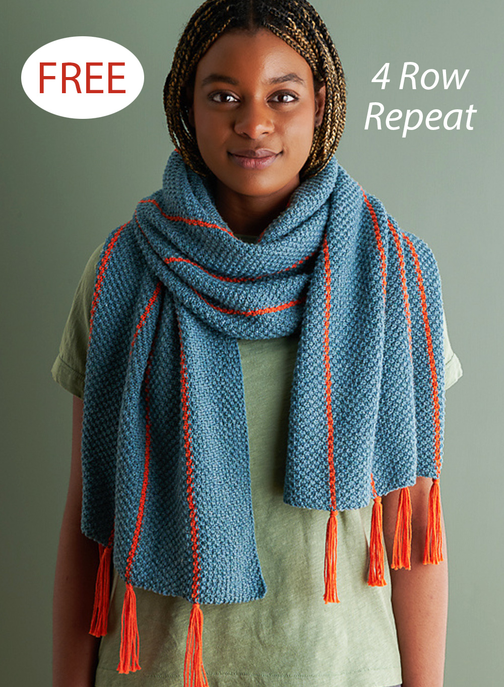 Free Knitting Pattern Sowing Seeds Scarf